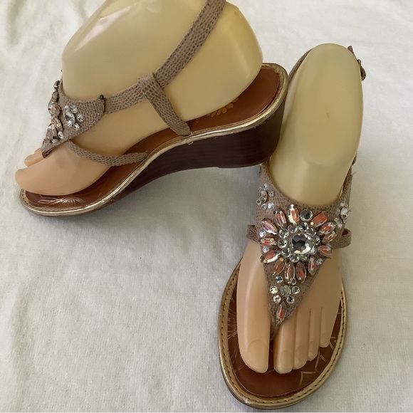Yellowbox Adorna Boho Wedge Sandals 7 - Picture 3 of 7
